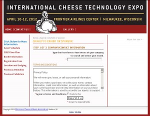 Exhibitor Registration